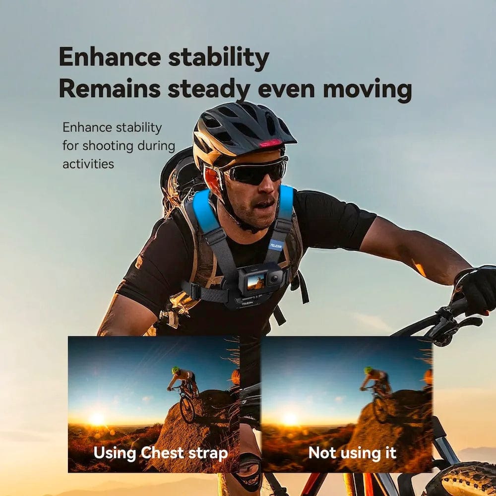 Telesin Vest Chest Strap Mount for Action Cameras