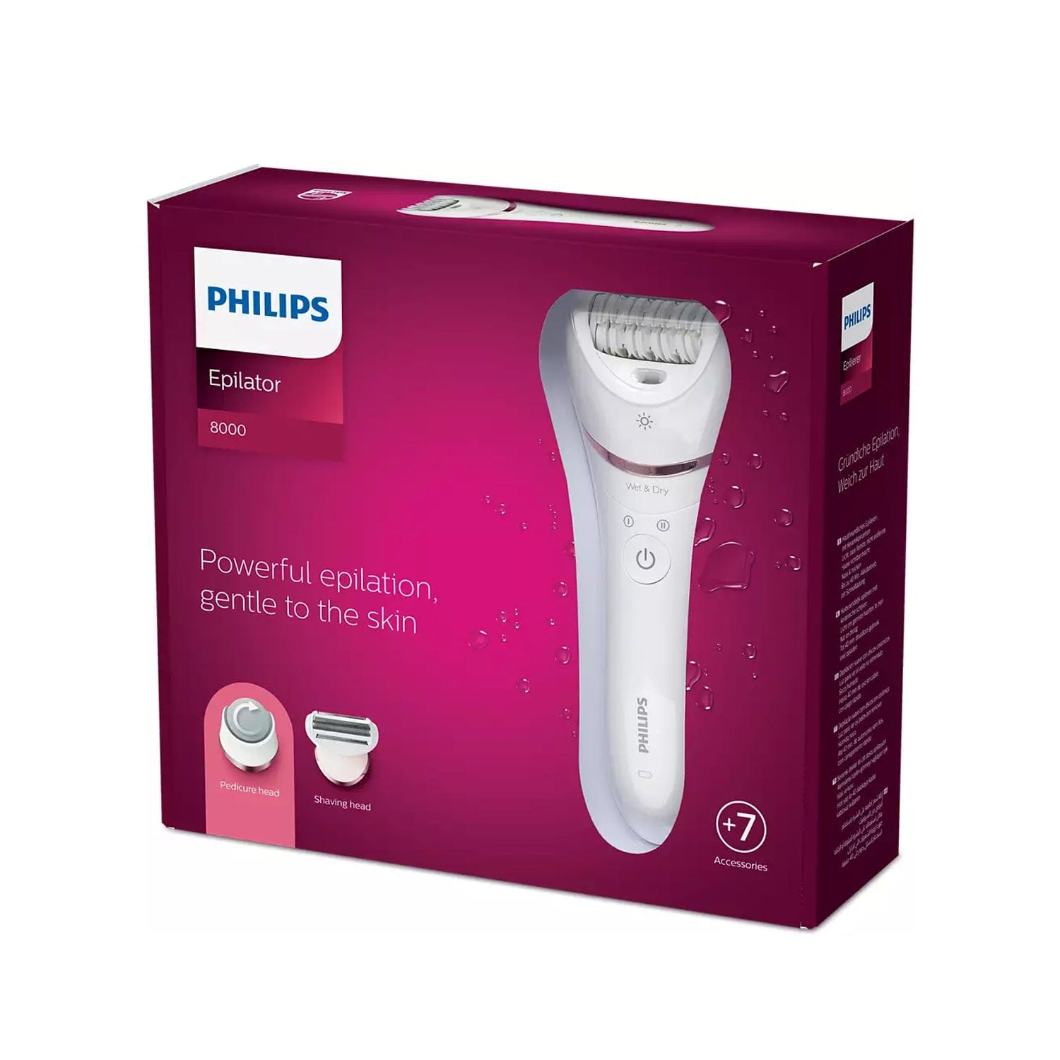 Philips BRE730/10 Series 8000 Wet & Dry Epilator
