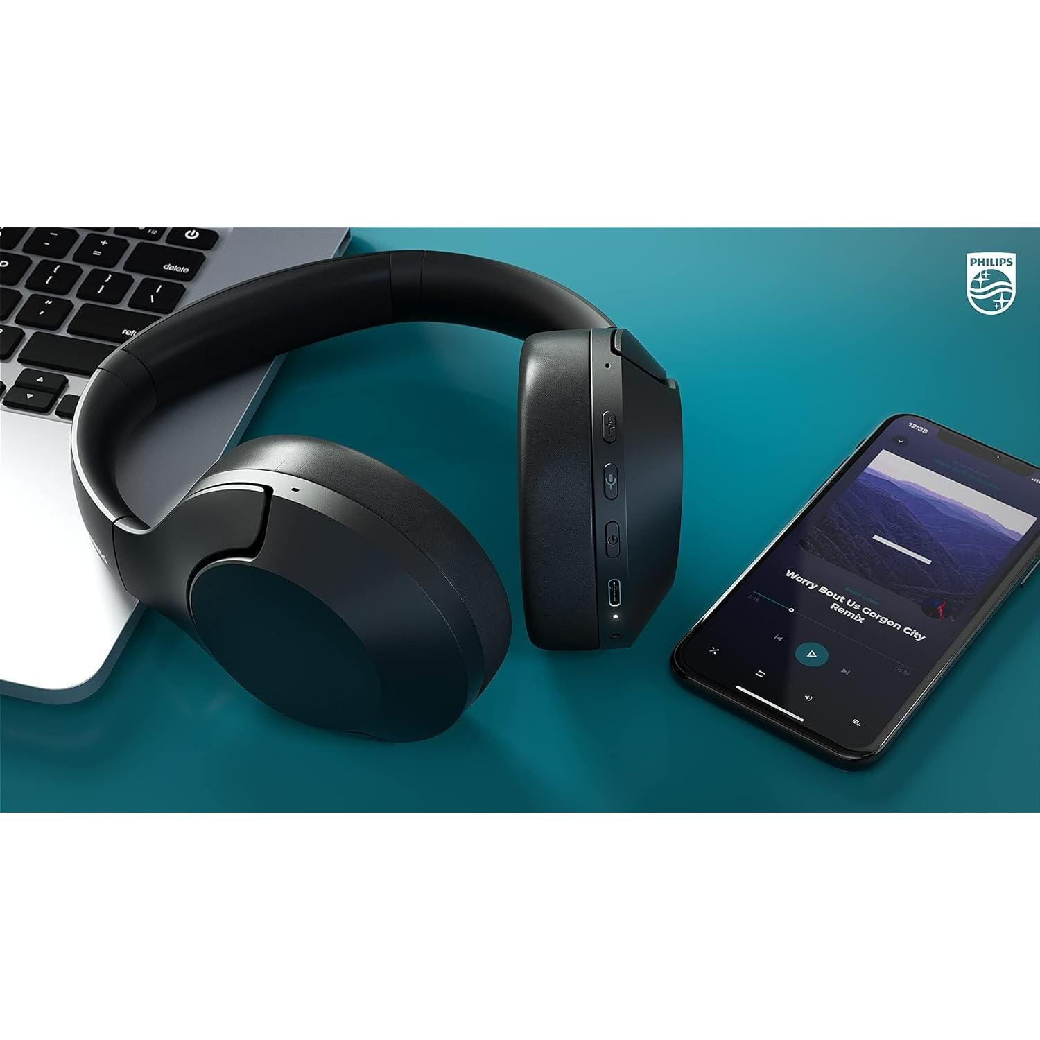 Philips TAH8856BL/97 8000 Series Over-Ear Wireless Headphones Blue