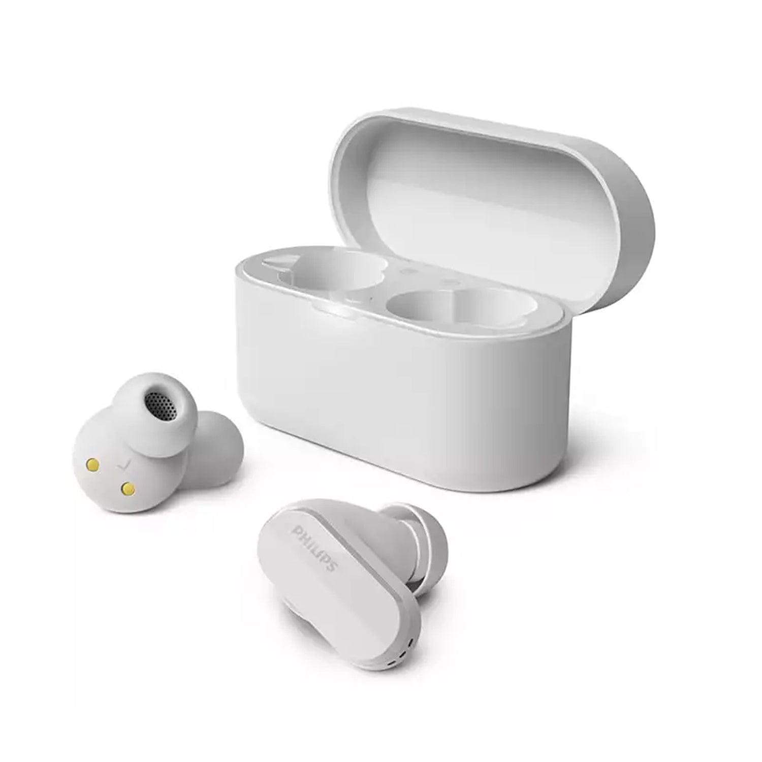 Philips TAT3508 True Wireless Noise-Canceling Earbuds White