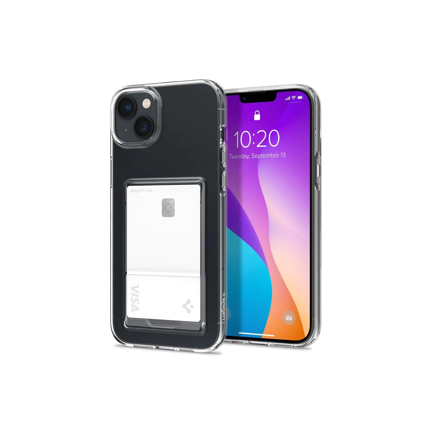 Spigen Crystal Slot Case for iPhone 14 Series iPhone 14 Plus / Crystal Clear