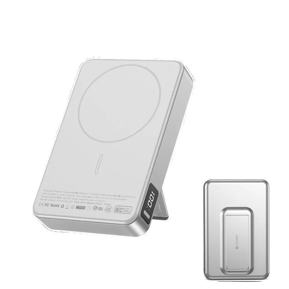 Mazer MagAir20 10,000 mAh 15W PD30W Magnetic Wireless Power Bank (CCC Certified)