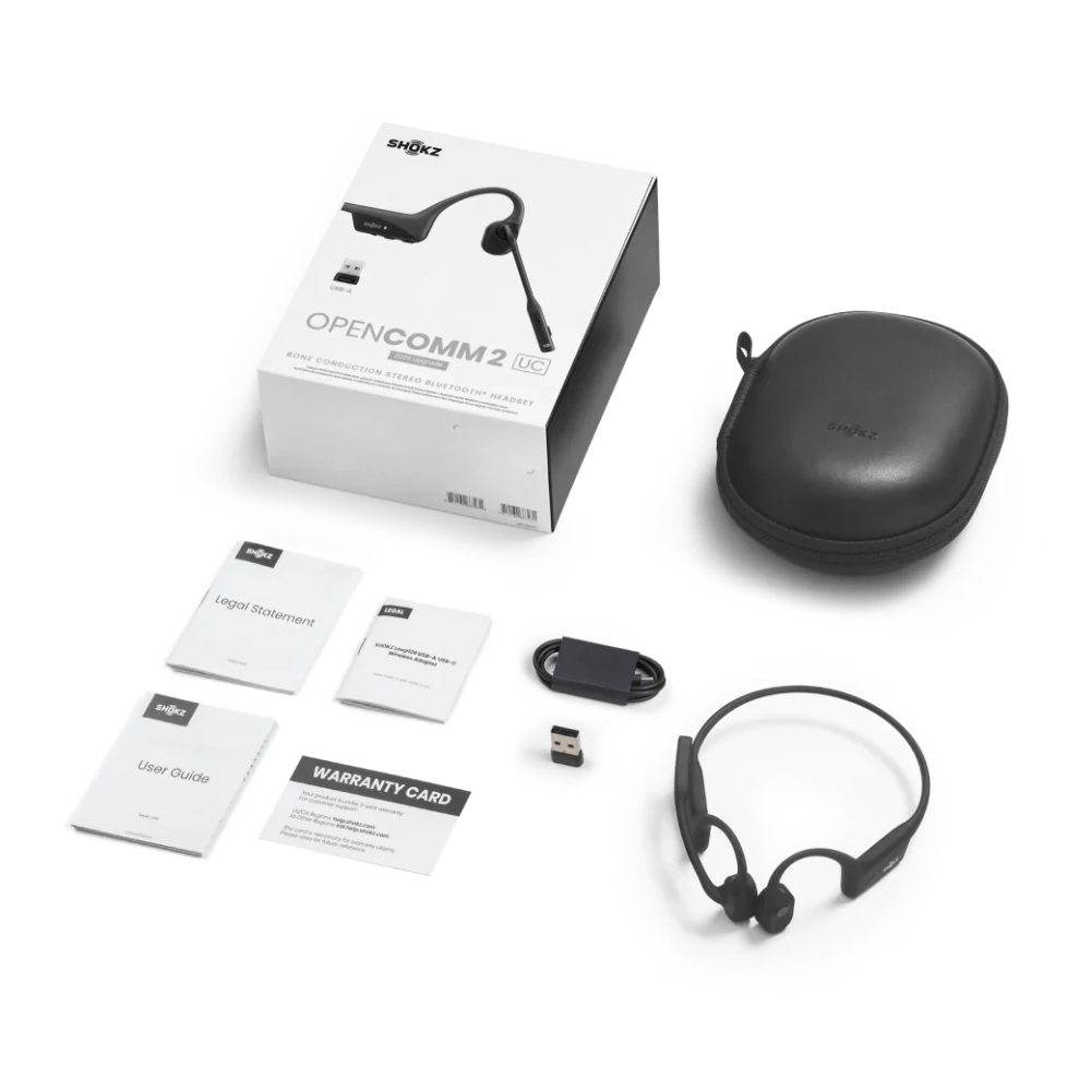 Shokz OpenComm 2 UC Wireless Bone Conduction Headphones 2025 Upgrade