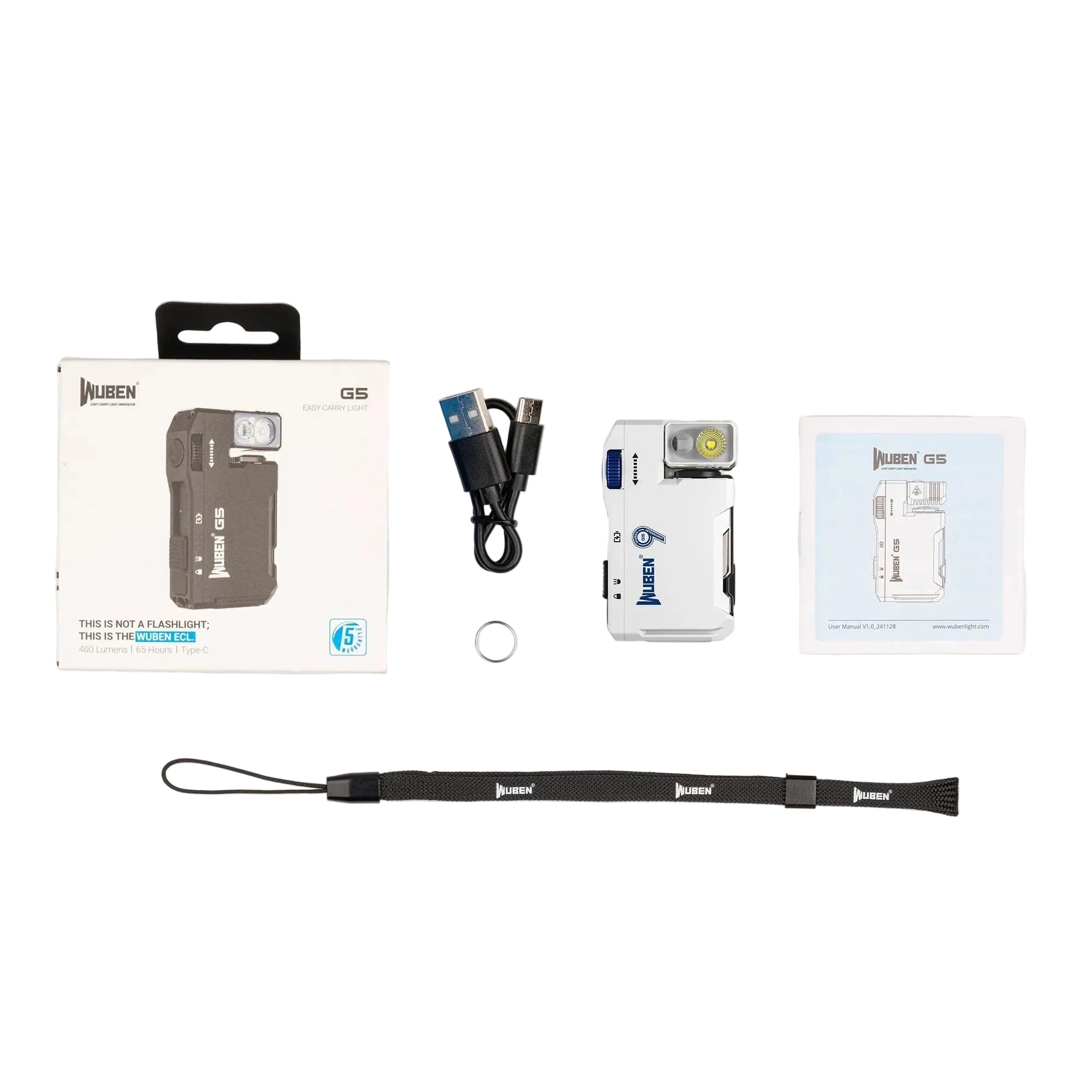 Wuben G5 EDC light 400 lumens Flashlight