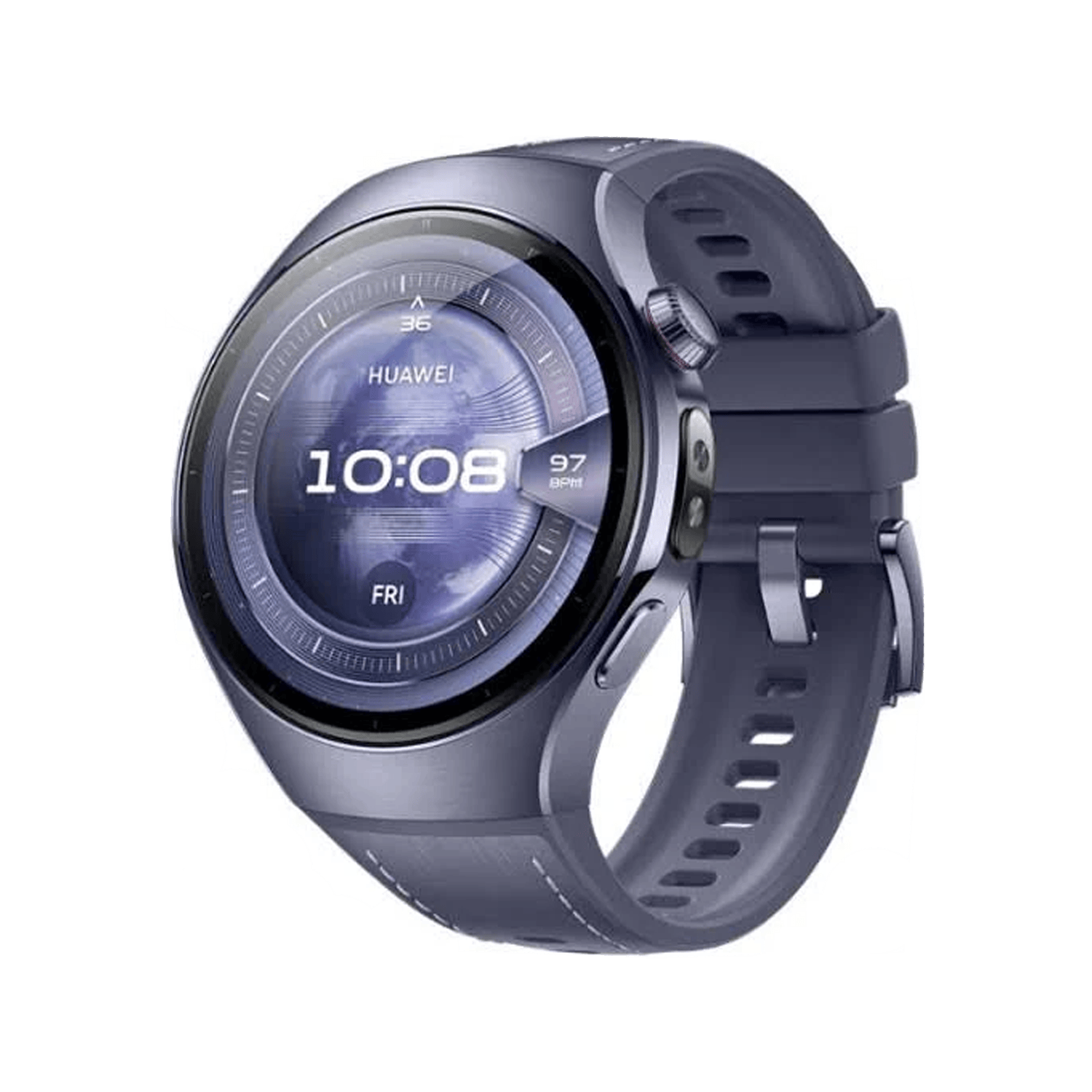 FREE Huawei Watch 5 Purple Aerospace-Grade Titanium Case, Purple, 46mm Smart watch