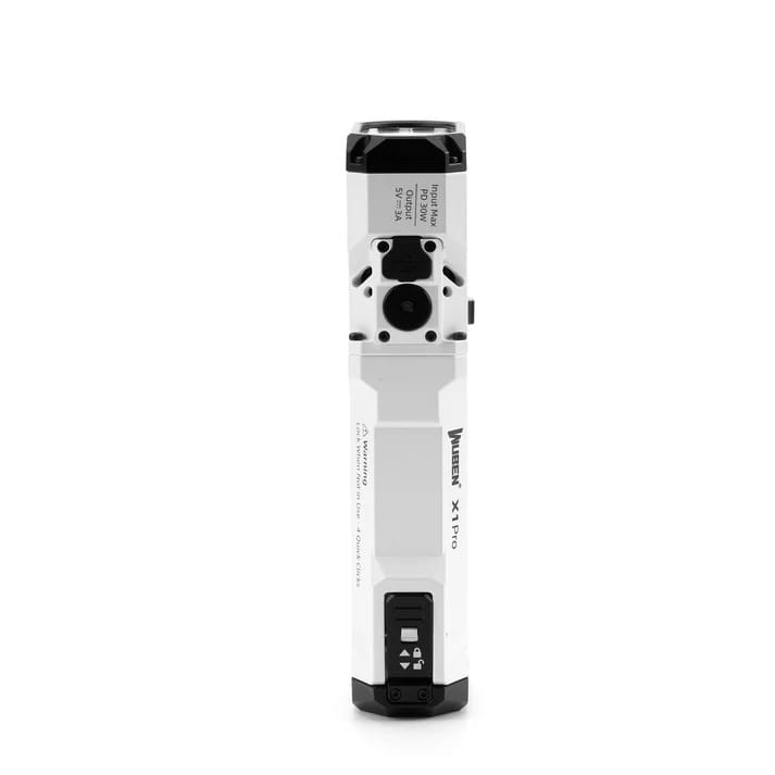 Wuben X1Pro 12300 Lumens Rechargeable EDC Flashlight with Power Bank & Clip