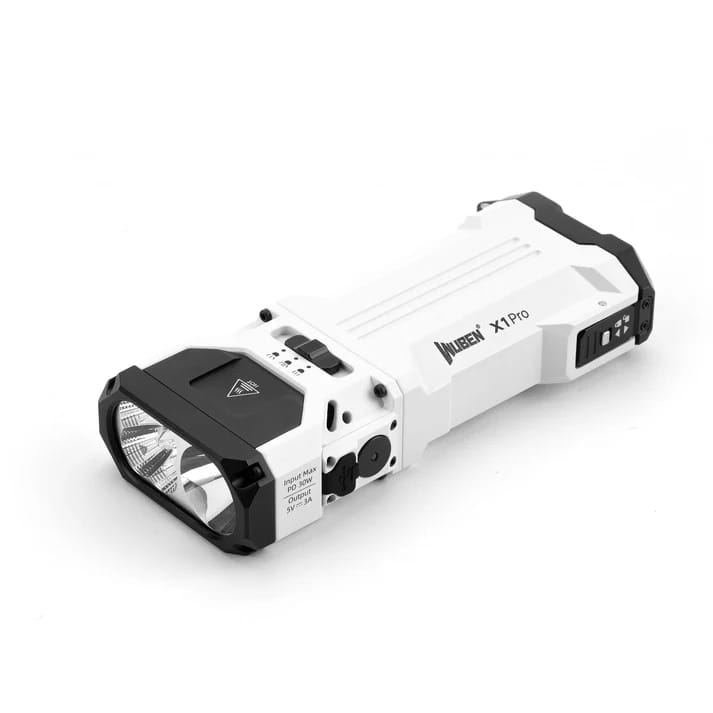 Wuben X1Pro 12300 Lumens Rechargeable EDC Flashlight with Power Bank & Clip