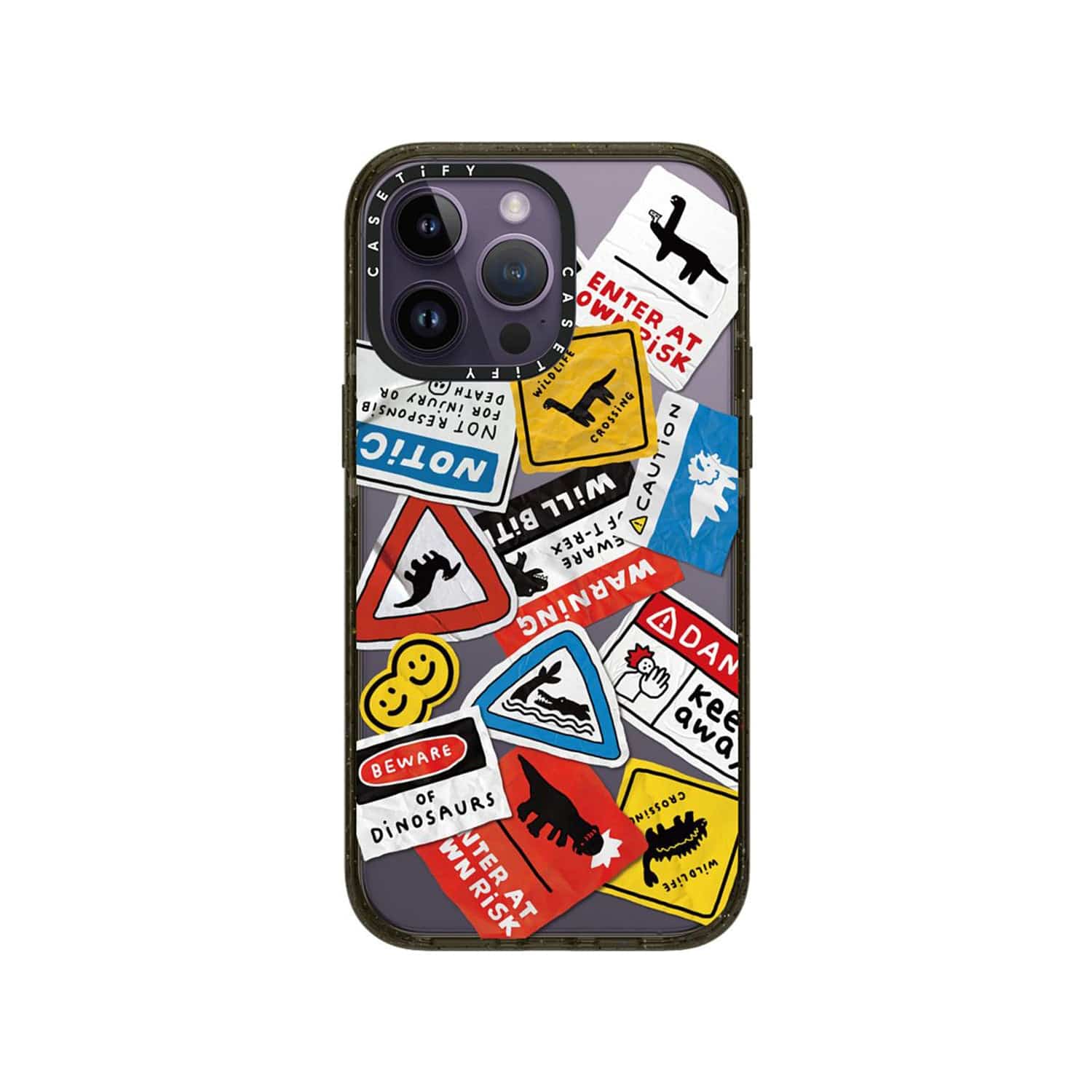 CASETiFY Beware of Dinosaurs Impact Series Case for iPhone 14 Pro / Pr