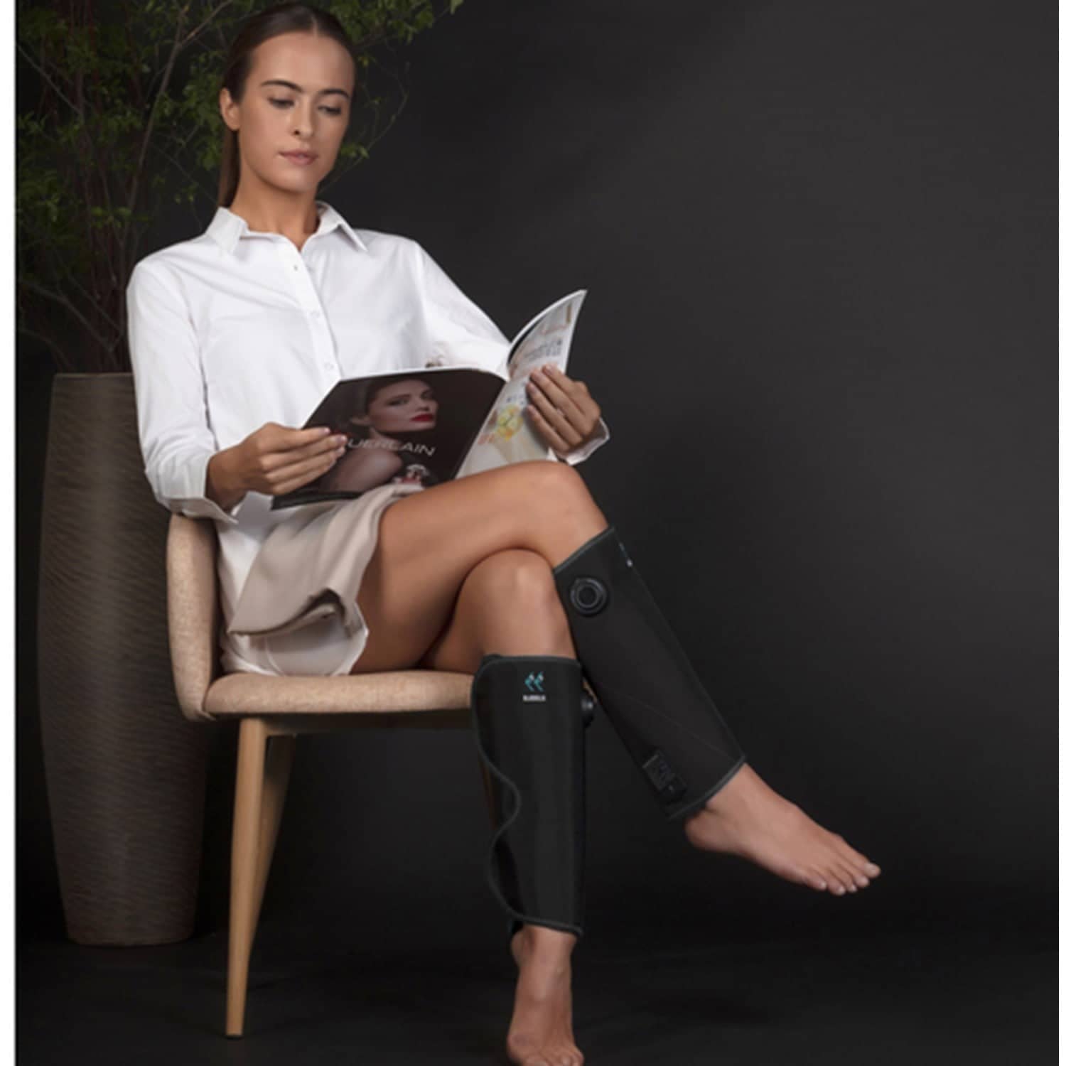 ELEEELS A1 Cordless Air Compression Leg Massage Device