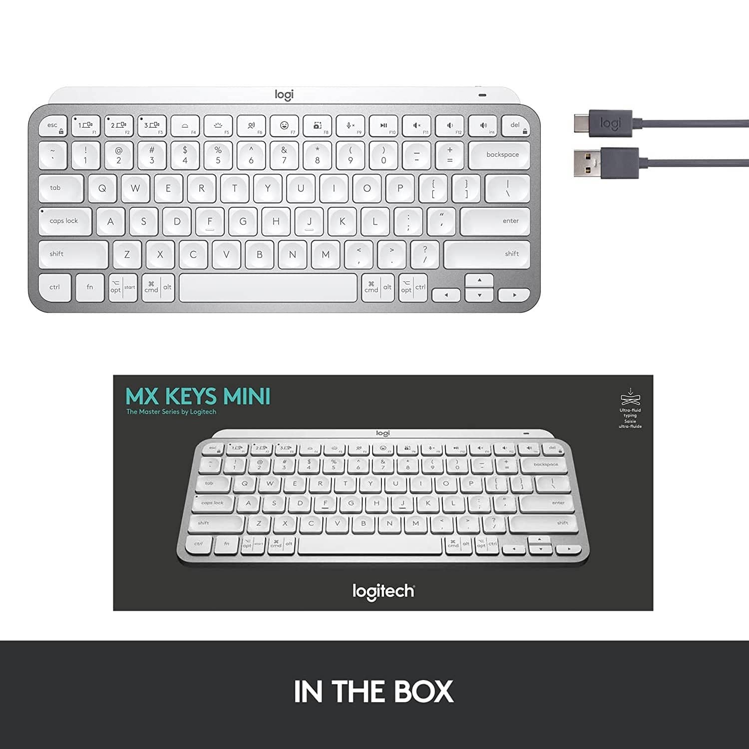Logitech MX Keys Mini Wireless Bluetooth Keyboard