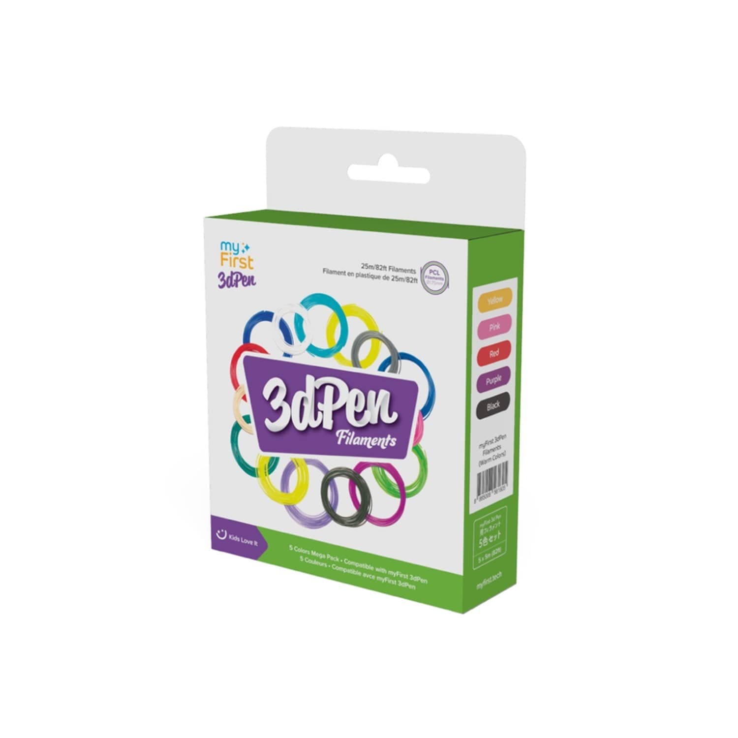 MyFirst 3DPen Filaments / Refills Warm Color