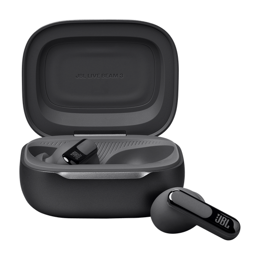 JBL Live Beam 3 True Wireless Noise-Cancelling Earbuds with Stick-Closed Design & Smart Charging Case