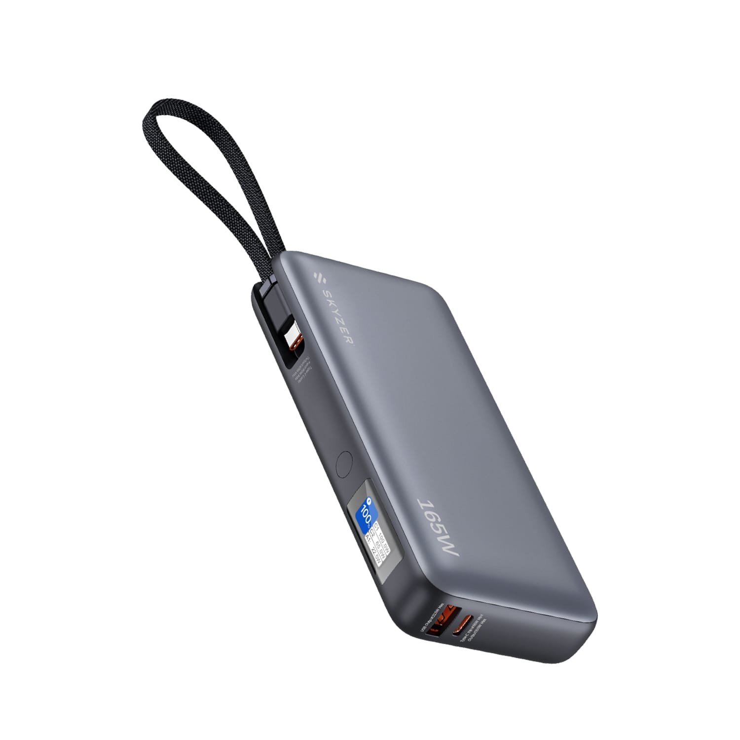 SKYZER PB257GY | 20,000mAh 165W Fast Charging Power Bank