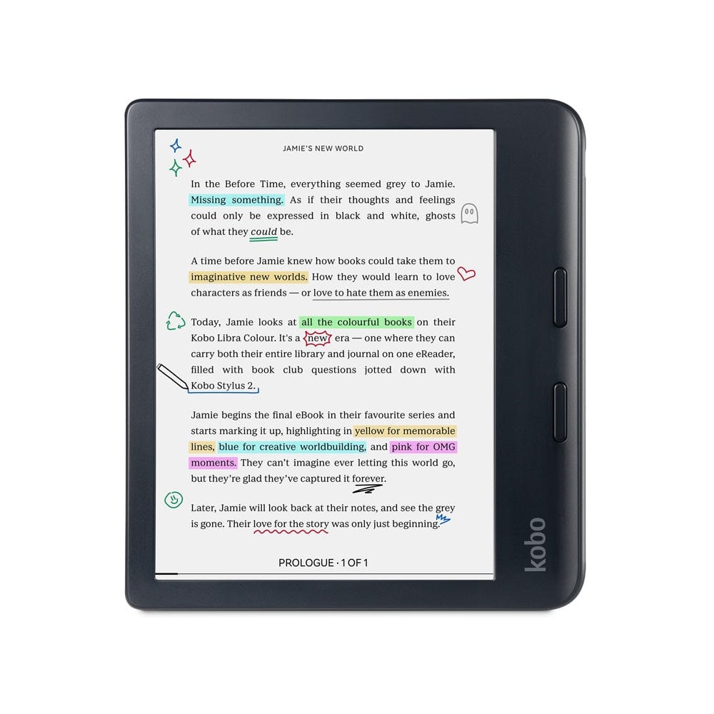 Kobo Libra Colour e-Reader with 7" E Ink Kaleido 3 Display