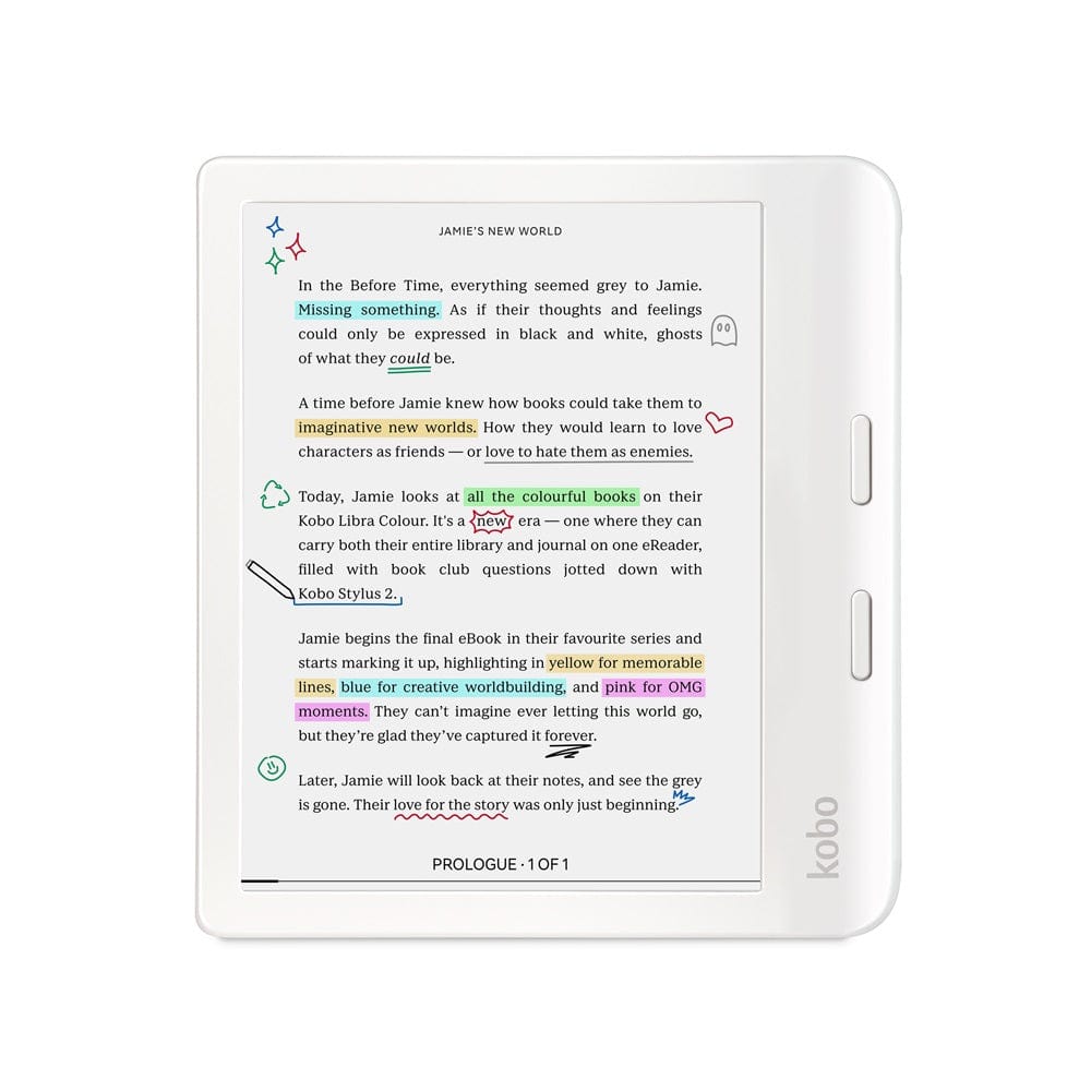 Kobo Libra Colour e-Reader with 7" E Ink Kaleido 3 Display