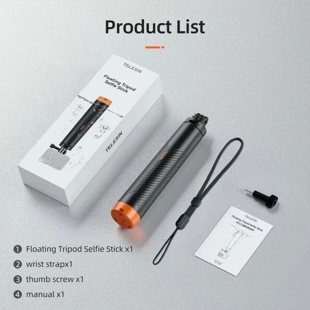 Telesin Floating Handle Tripod Selfie Stick