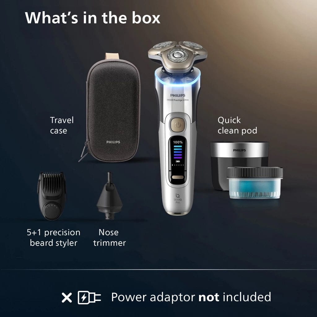 Philips XP9404/26 i9000 Prestige Ultra Wet & Dry Electric Shaver with SkinIQ Pro