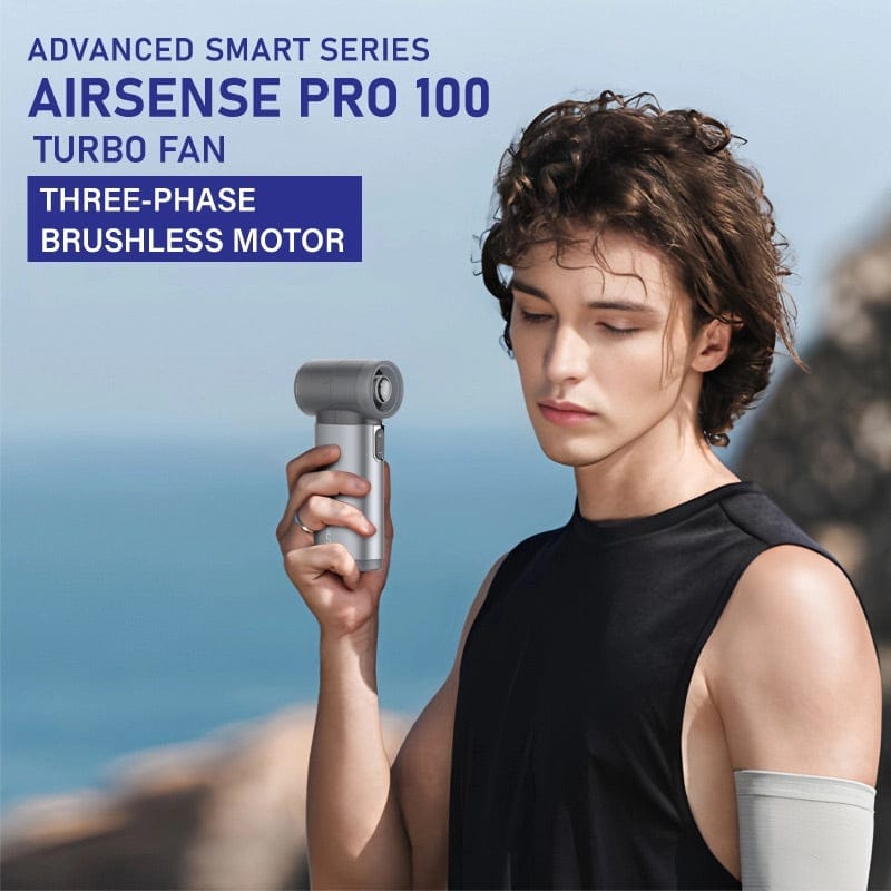 Gadget Mix Diginut CL-83 Metal High-Speed Handheld Fan With Digital Display