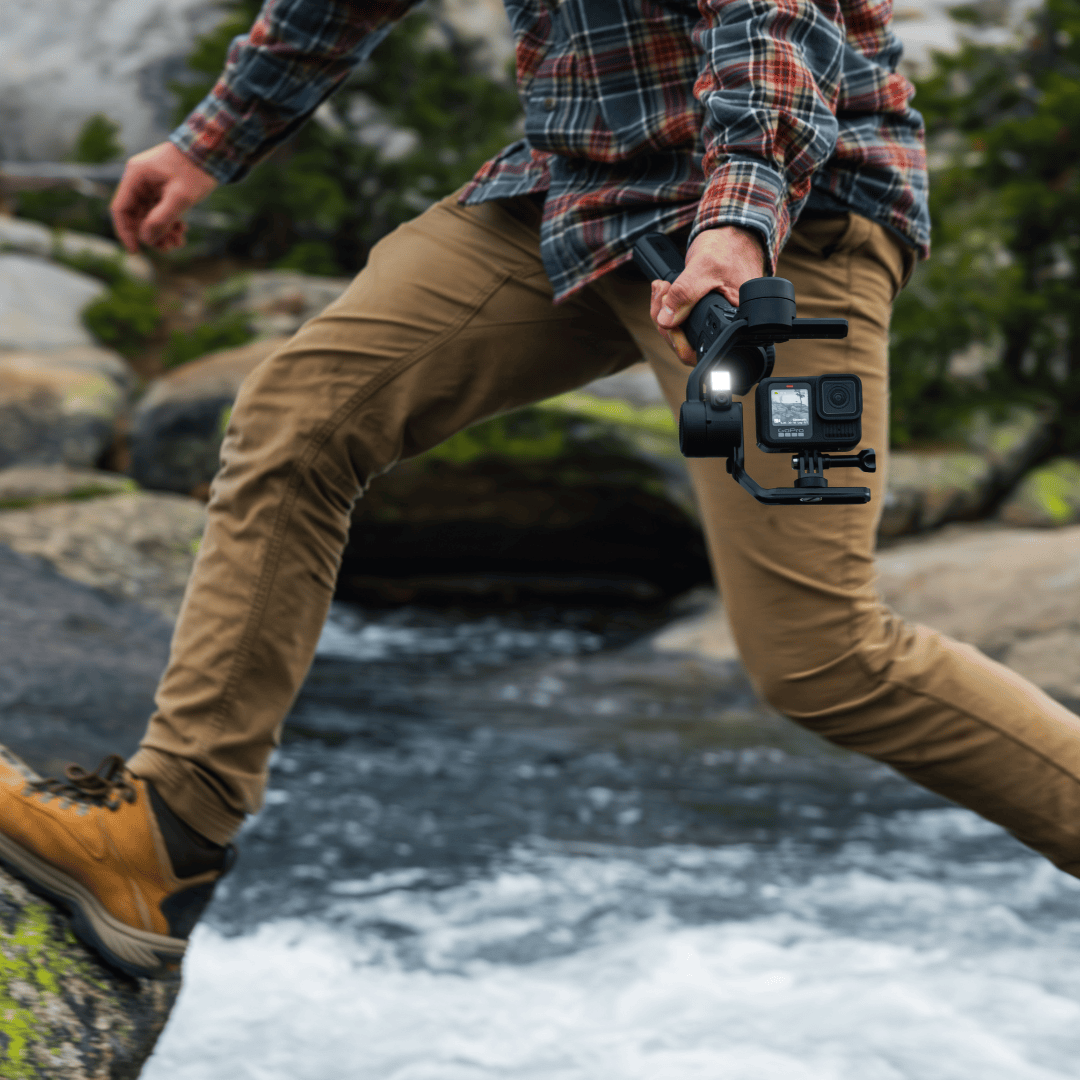 GoPro Fluid Pro AI Premium Multi Device Gimbal Stabilizer With AI Tracking for Smartphone & Cameras