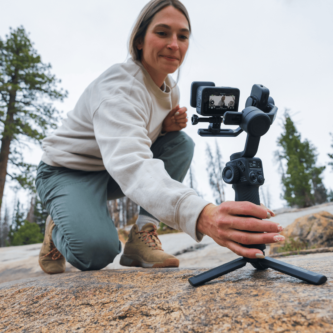 GoPro Fluid Pro AI Premium Multi Device Gimbal Stabilizer With AI Tracking for Smartphone & Cameras