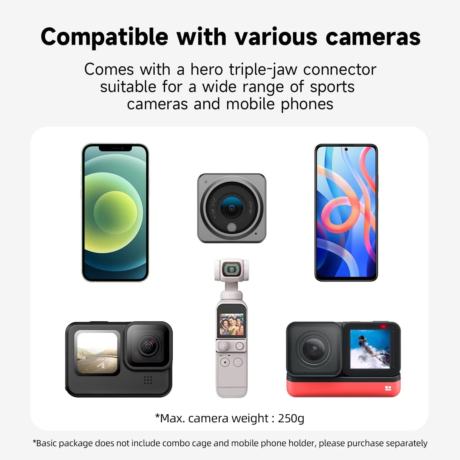 Telesin Universal Magnetic Backpack Clip