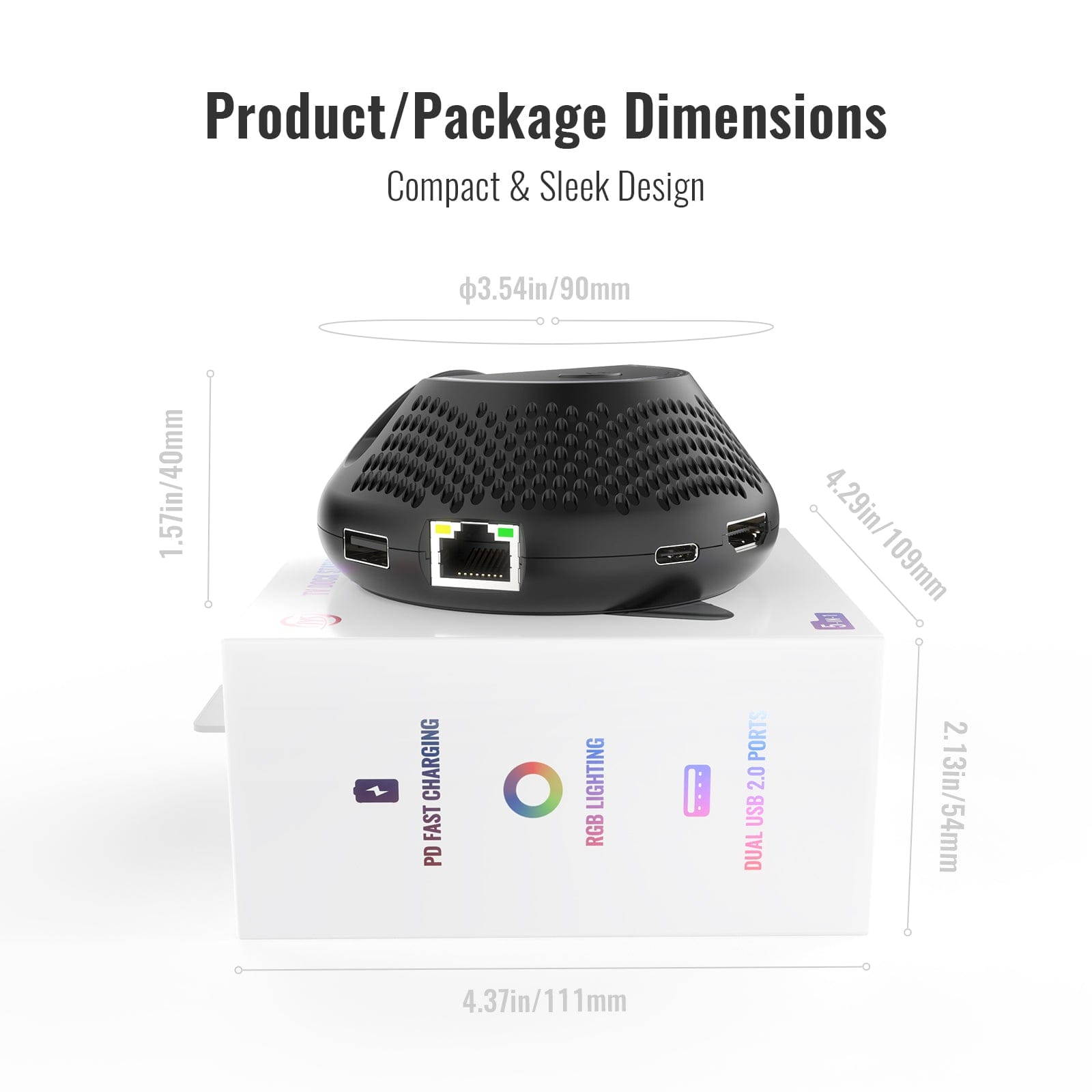 JYS NS2289 Mini Portable TV Dock Station for Nintendo Switch 2