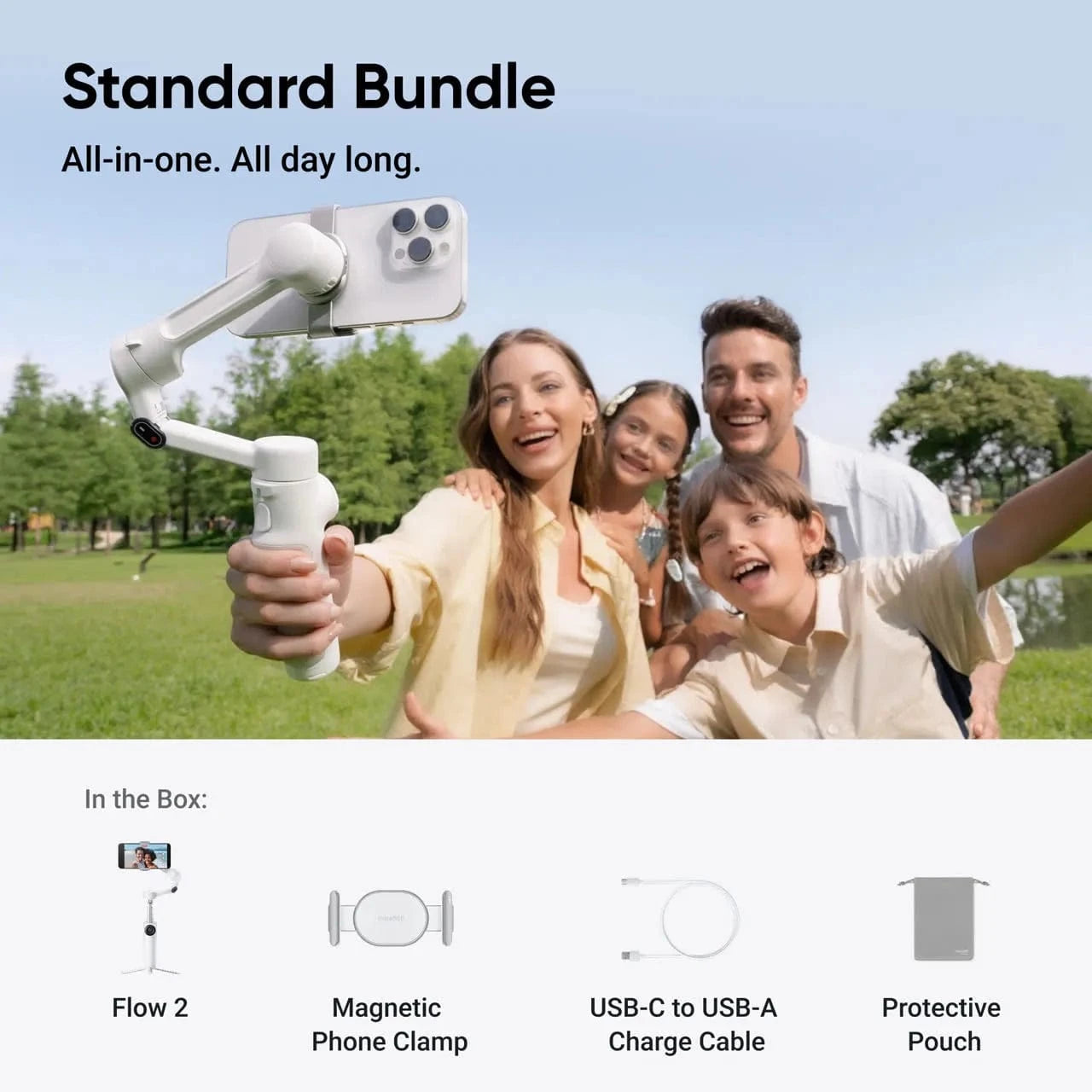 Insta360 Flow 2 Gimbal Stabilizer for Smartphone