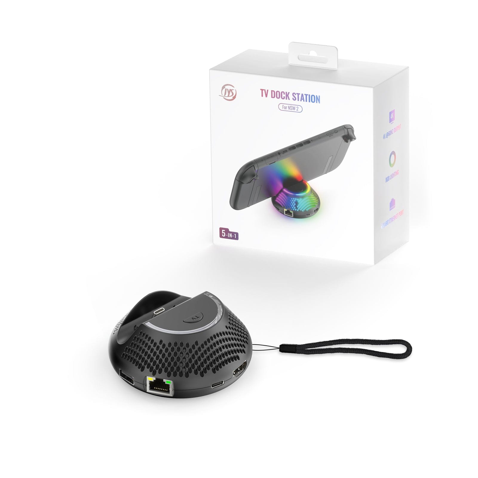 JYS NS2289 Mini Portable TV Dock Station for Nintendo Switch 2