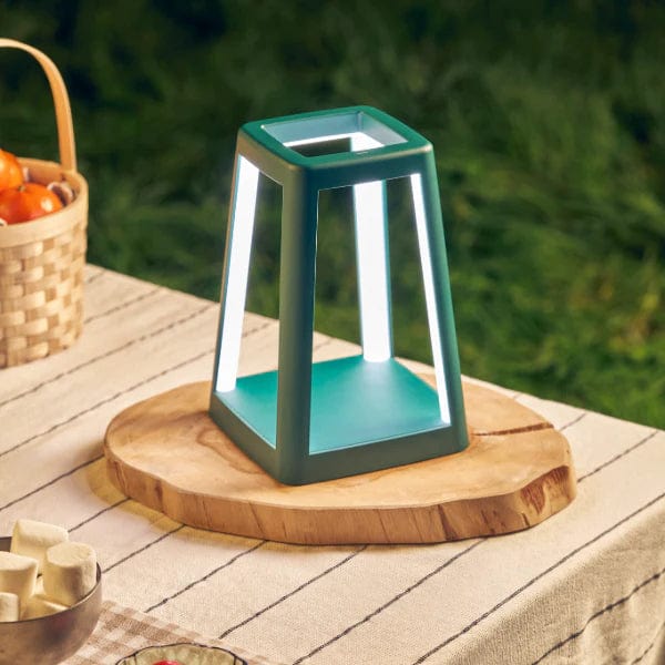 Lexon Lantern Portable LED Lamp with Built-In Qi Wireless Charger