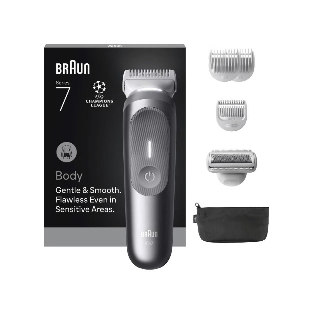 Braun Body Groomer Series 7 BG7550 6in1 Grooming Tools