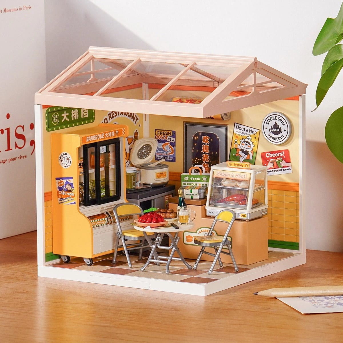 Rolife Super Creator Miniature House - Night Out Food Stall DW022