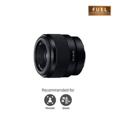 Sony SEL50F18F FE 50mm F1.8 Full-Frame Lens