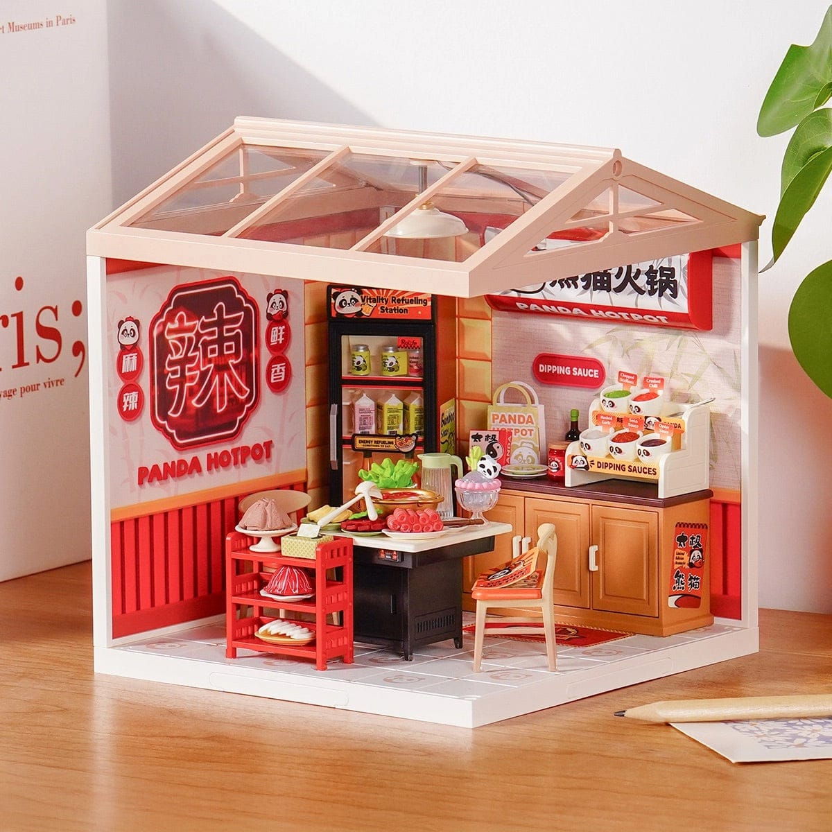 Rolife Super Creator Miniature House - Panda Hot Pot DW020