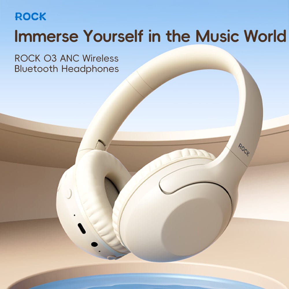 ROCK O3 ANC Bluetooth Wireless Headphone