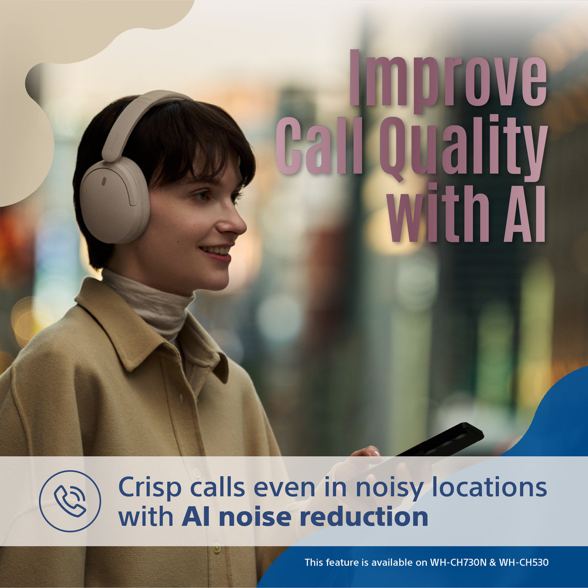 [PRE-ORDER] Sony WH-CH730N Wireless Noise Cancelling Headphones (Ships from 30th Sep) (Copy)