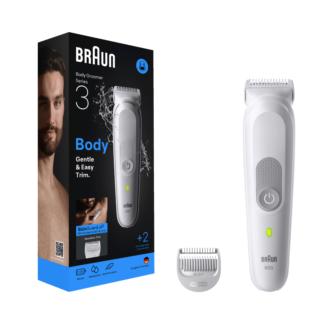 Braun Body Groomer Series 3 BG3530 3in1 Grooming Tools