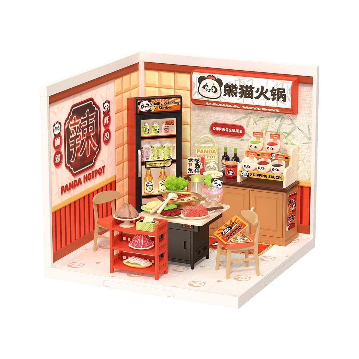 Rolife Super Creator Miniature House - Panda Hot Pot DW020
