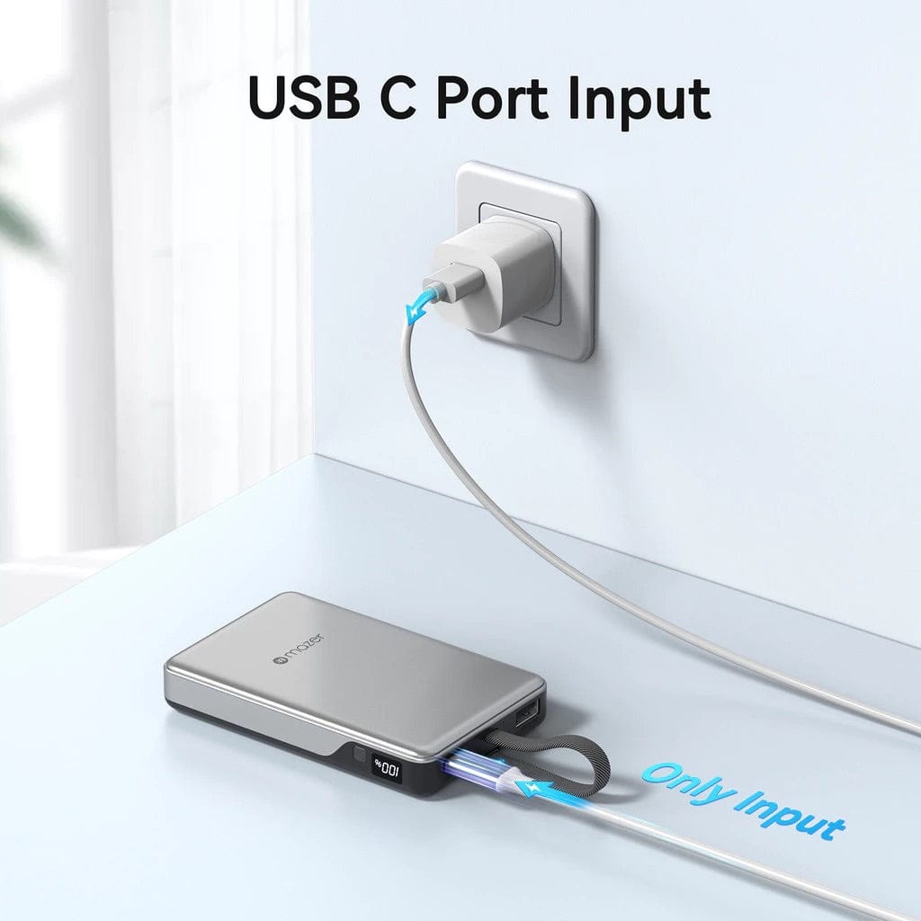 Mazer 10000mAh PD35W Fast Charging Powerbank with Built-in USB-C Cable (CCC Certified)