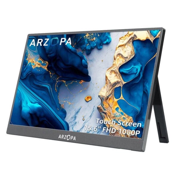 Arzopa A1T 15.6 inch 60Hz Full HD IPS Type C Portable Touchscreen Monitor
