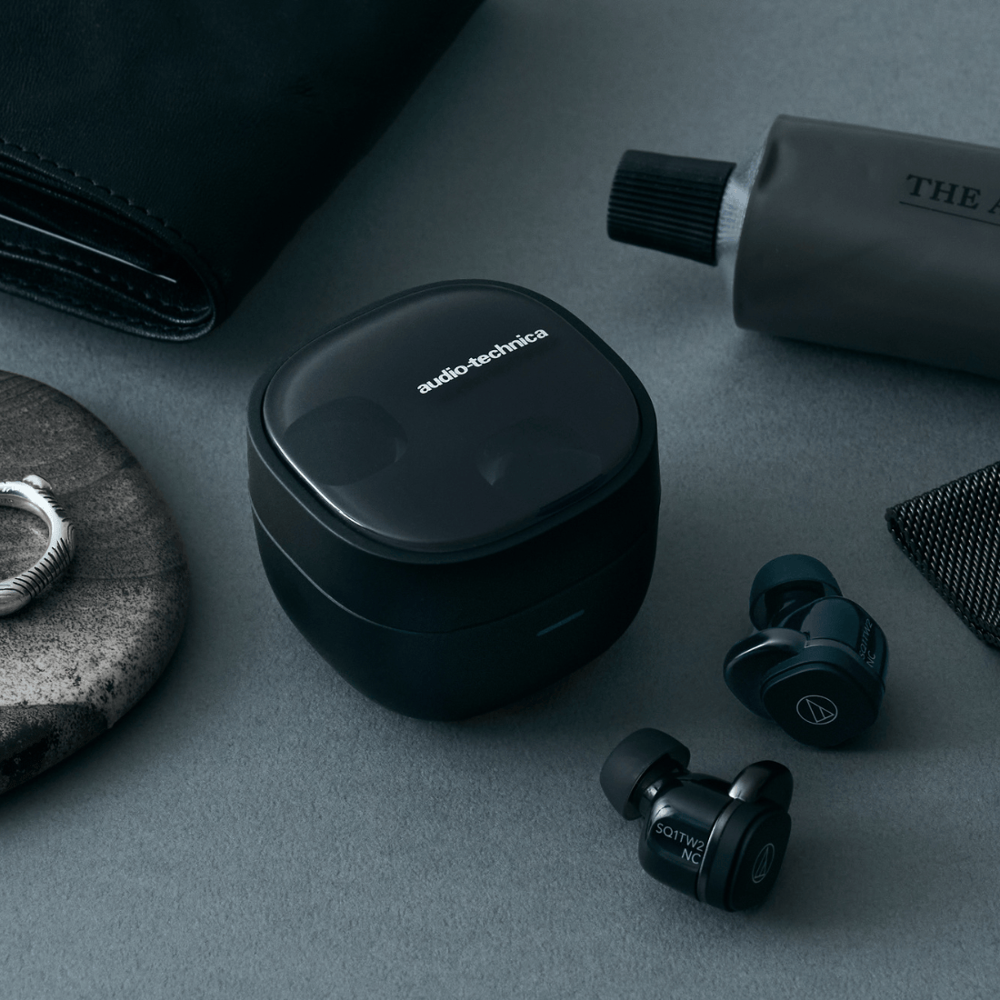 Audio-Technica SQ1TW2NC True Wireless Noise Cancelling Earbuds