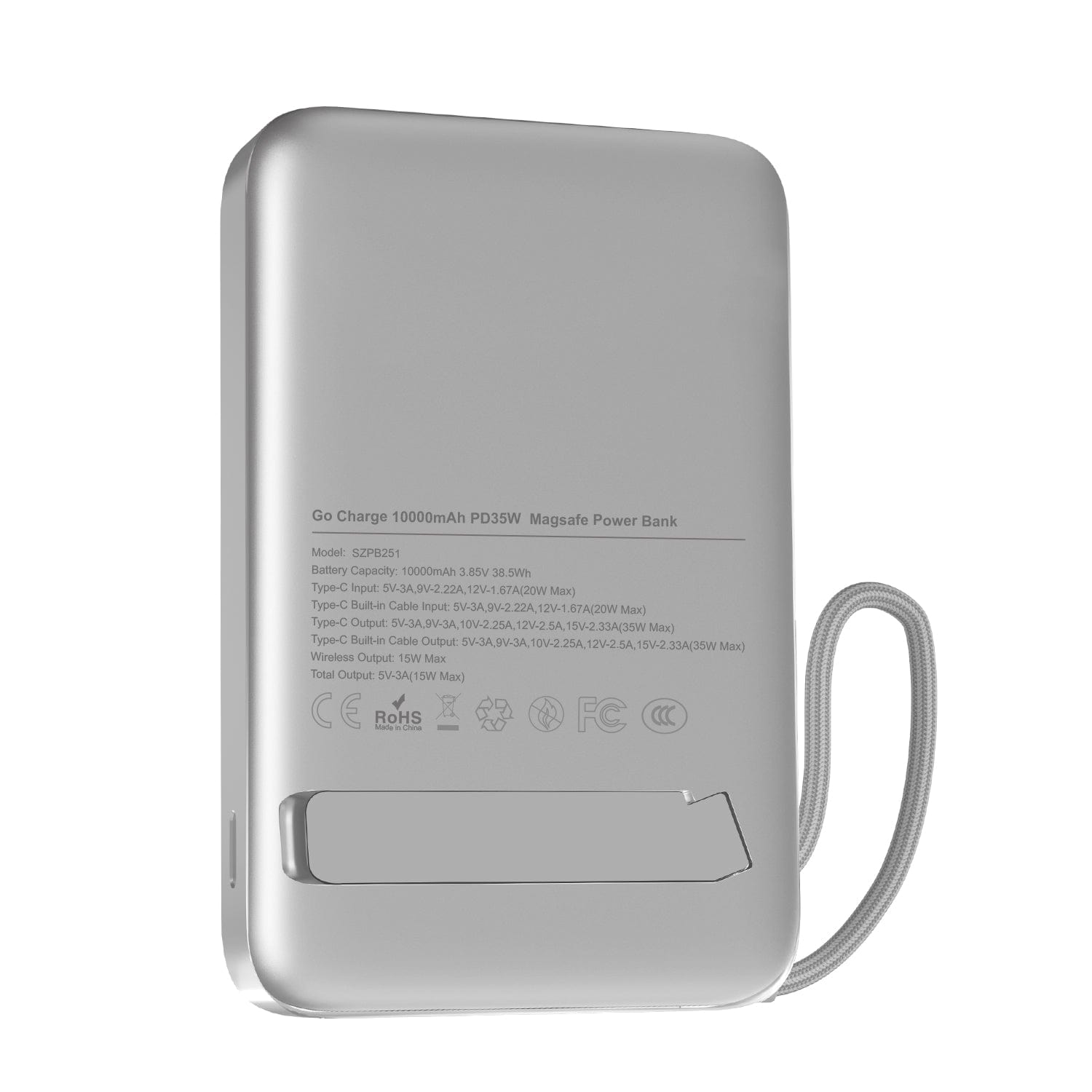 Skyzer PB251 GoCharge 251 Qi2 10000mAh Powerbank