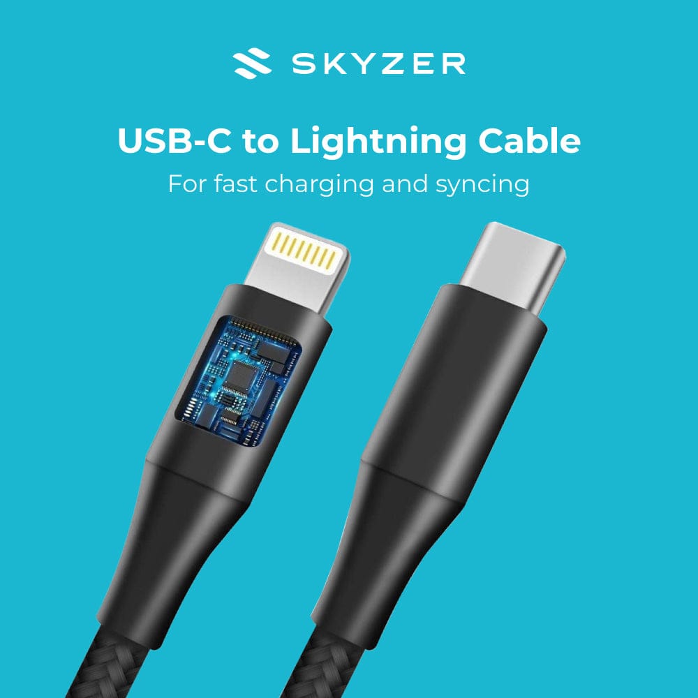 Skyzer AC532 PD27W Premium Lightning To USB-C Cable