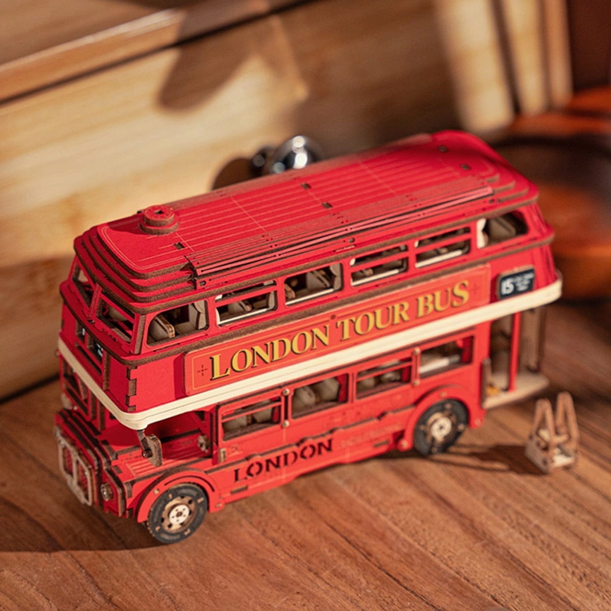 Rolife 3D Wooden Puzzle- London Bus TGM02