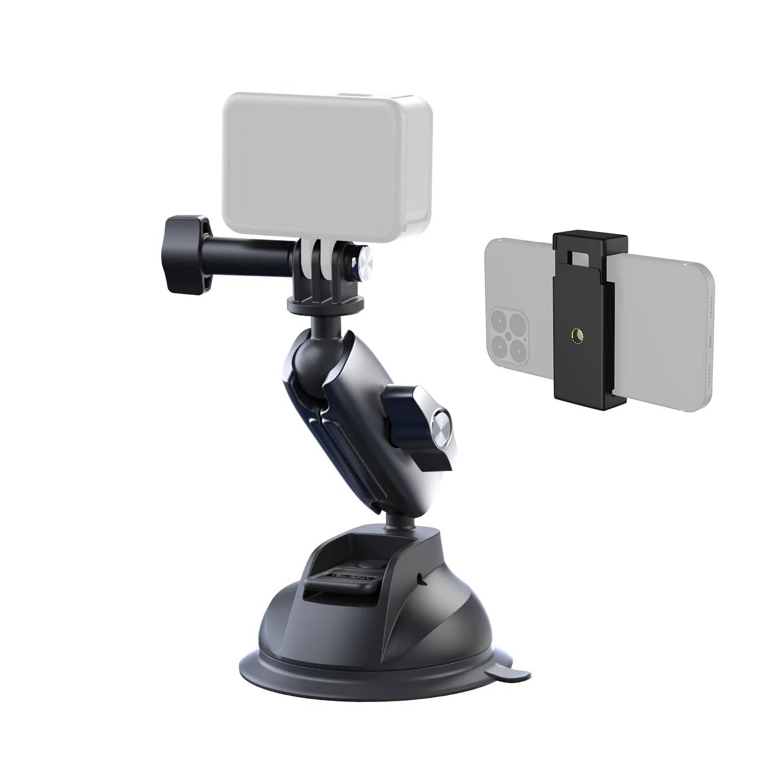 Telesin Aluminum Alloy Camera Suction Cup Mount