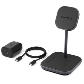 Cygnett MagDesk2-in-1 Magnetic Wireless Charger