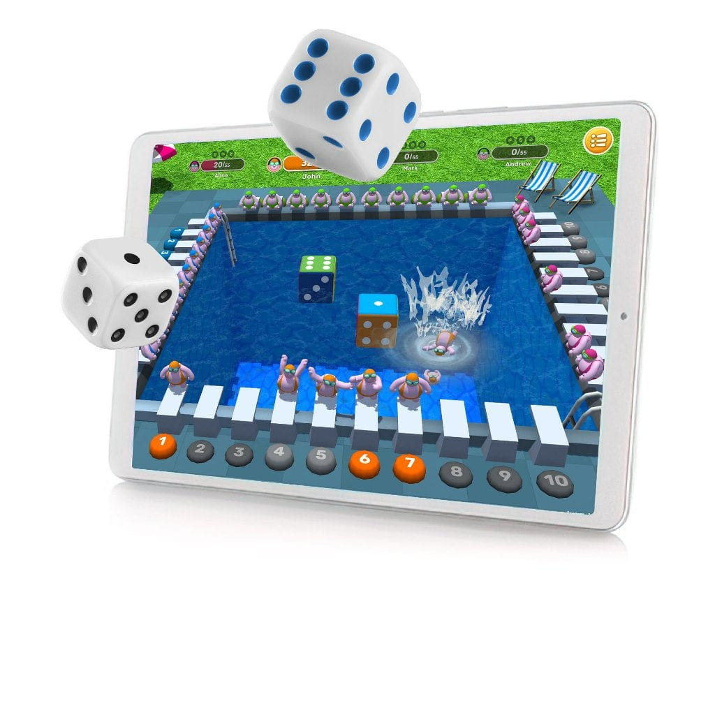 GoDice 2 Pack for Interactive Board Games on Tablets