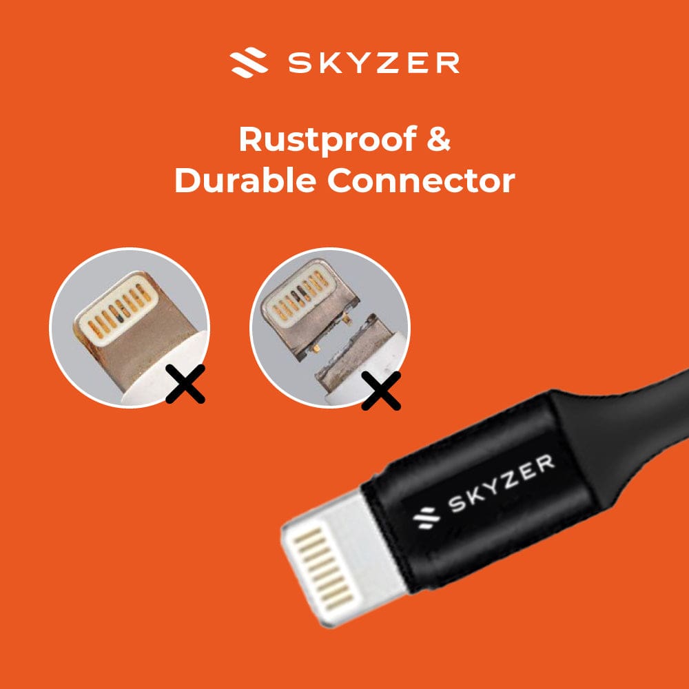 Skyzer Premium Lightning to USB-A Cable 1.2m