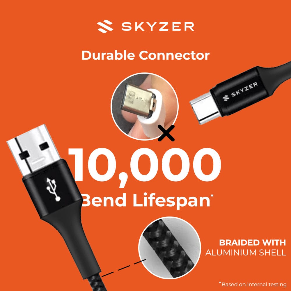 Skyzer AC531 Premium USB-C To USB-A Cable (1.2m)