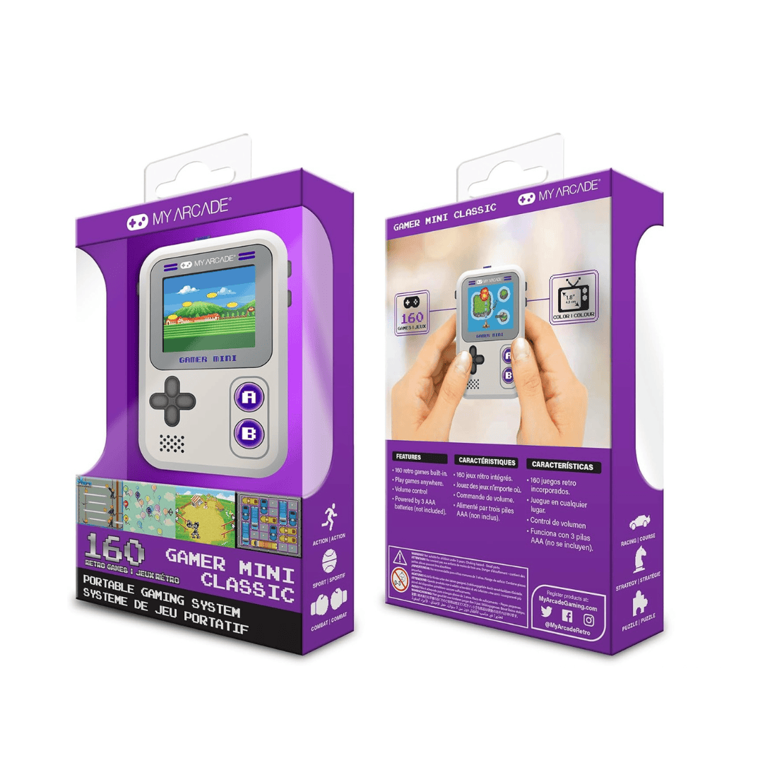 My Arcade Gamer Mini Classic Handheld Games