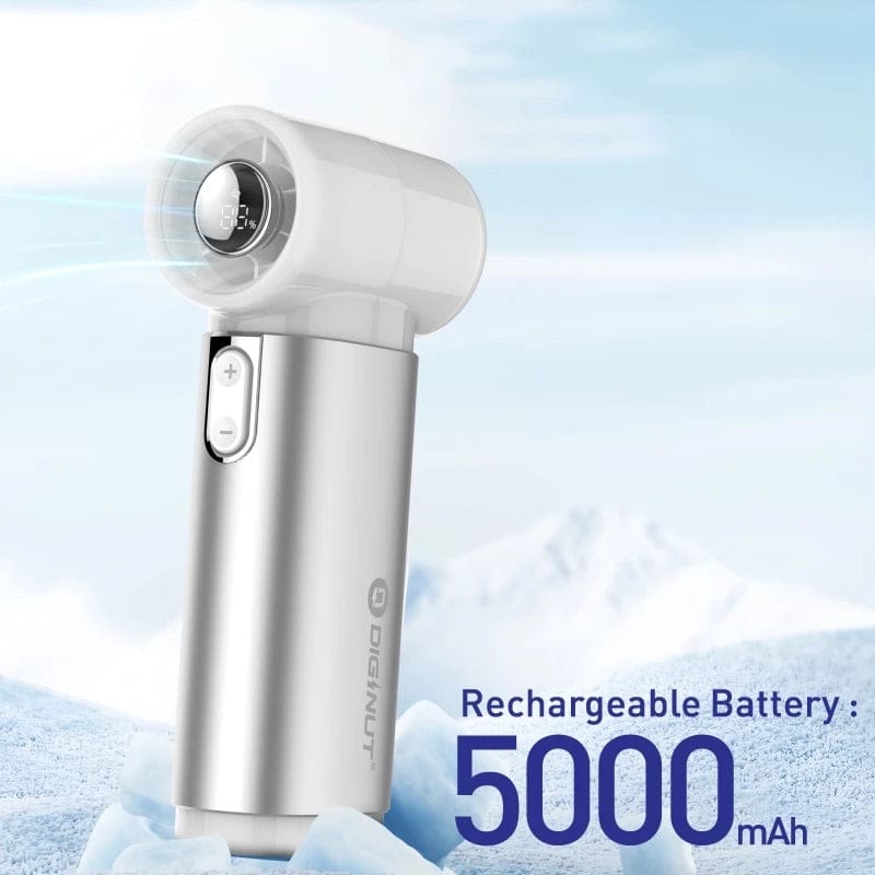 Gadget Mix Diginut CL-83 Metal High-Speed Handheld Fan With Digital Display